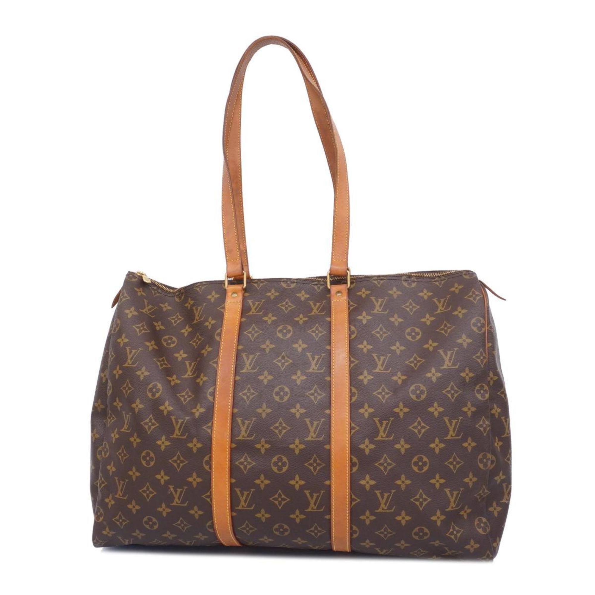 Louis Vuitton Boston Bag Monogram Flanery 50 M51116 Brown Men's Women's