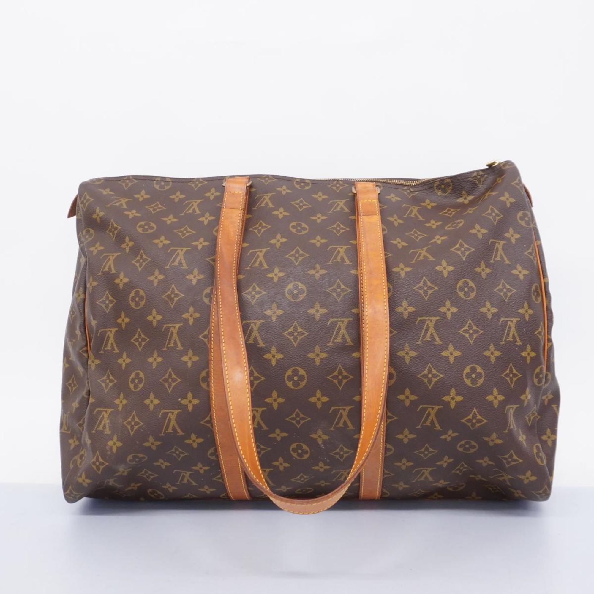 Louis Vuitton Boston Bag Monogram Flanery 50 M51116 Brown Men's Women's