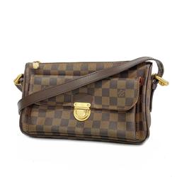 Louis Vuitton Shoulder Bag Damier Ravello GM N60006 Ebene Ladies