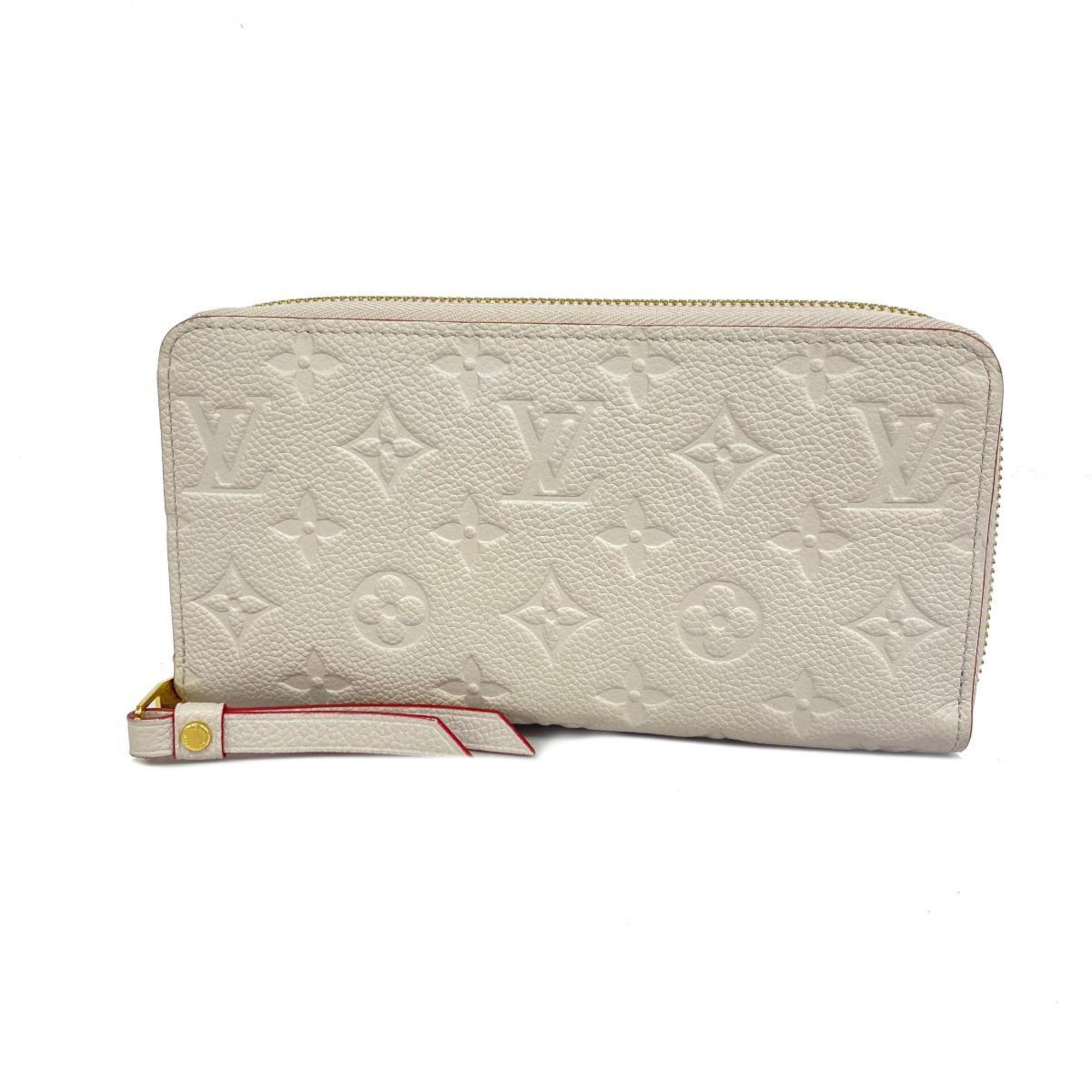 Louis Vuitton Long Wallet Monogram Empreinte Zippy M69142 Bloom Ladies