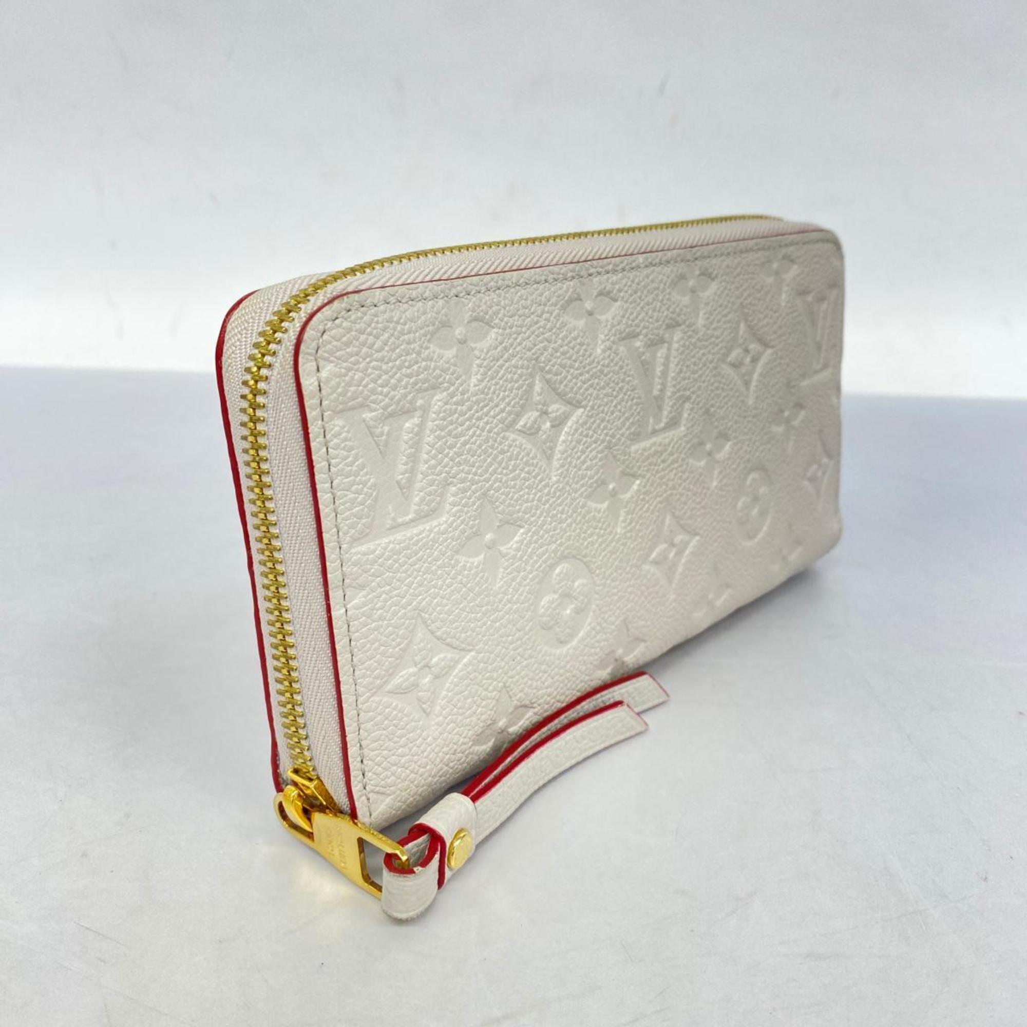 Louis Vuitton Long Wallet Monogram Empreinte Zippy M69142 Bloom Ladies