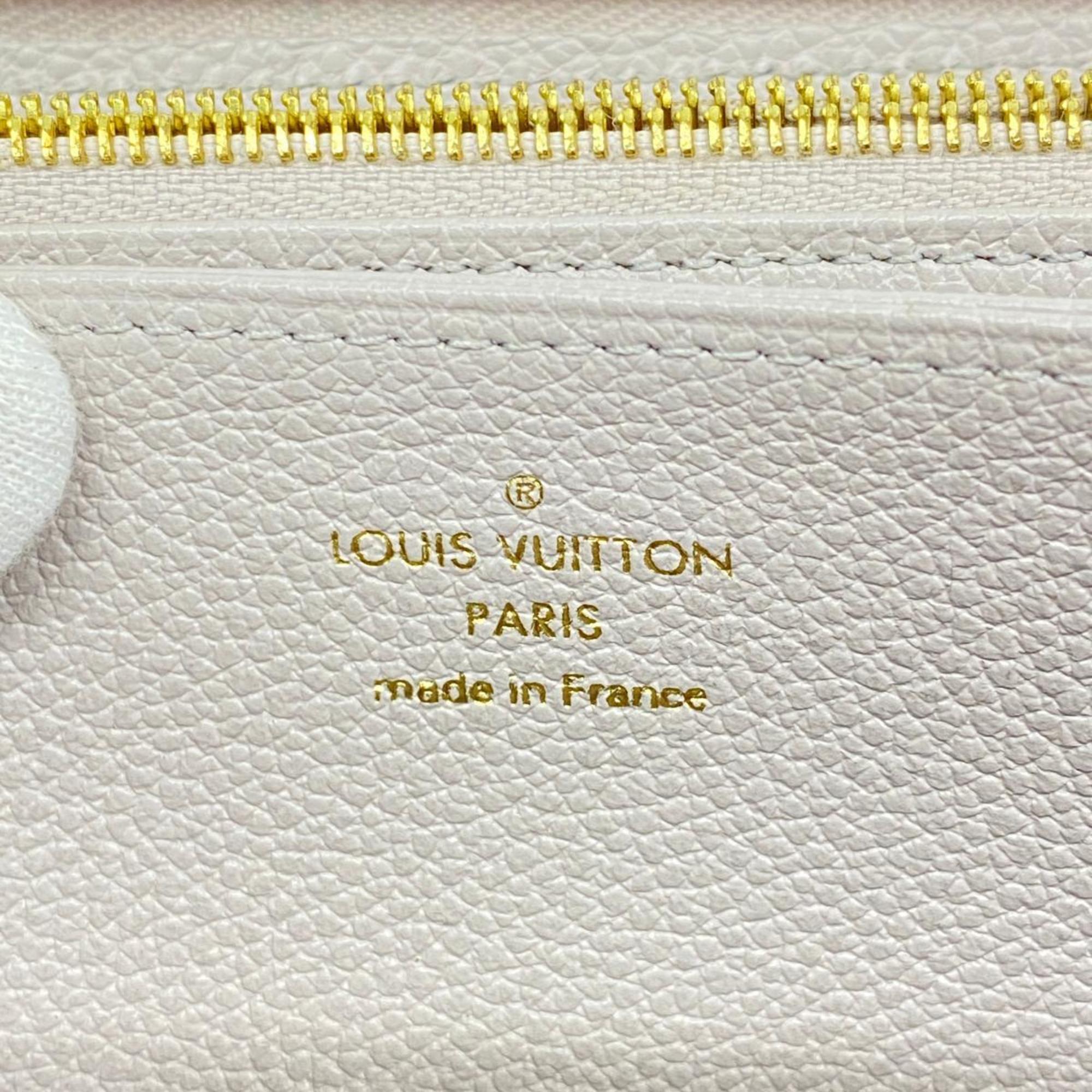 Louis Vuitton Long Wallet Monogram Empreinte Zippy M69142 Bloom Ladies