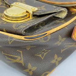 Louis Vuitton Shoulder Bag Monogram Hudson PM M40027 Brown Ladies