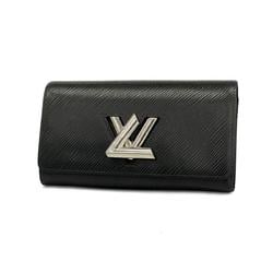 Louis Vuitton Long Wallet Epi Portefeuille Twist M68309 Noir Men's Women's