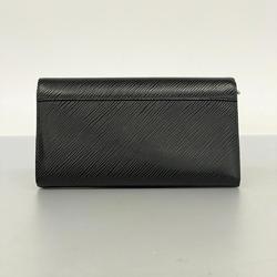 Louis Vuitton Long Wallet Epi Portefeuille Twist M68309 Noir Men's Women's