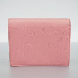 Prada wallet saffiano leather pink ladies