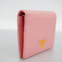 Prada wallet saffiano leather pink ladies