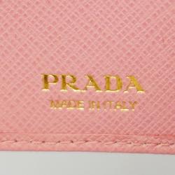 Prada wallet saffiano leather pink ladies