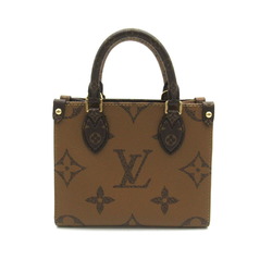 LOUIS VUITTON On the Go BB 2way Shoulder Bag, Coated Canvas, Monogram Reverse, Women's, Brown, M46839