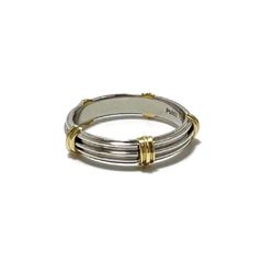 Christian Dior Dior Men's Ring, Combination K18 Yellow Gold, Platinum