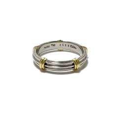 Christian Dior Dior Men's Ring, Combination K18 Yellow Gold, Platinum