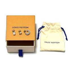 Louis Vuitton LOUIS VUITTON Men's Pearls Set Of 3 Earrings Monogram Pearl of