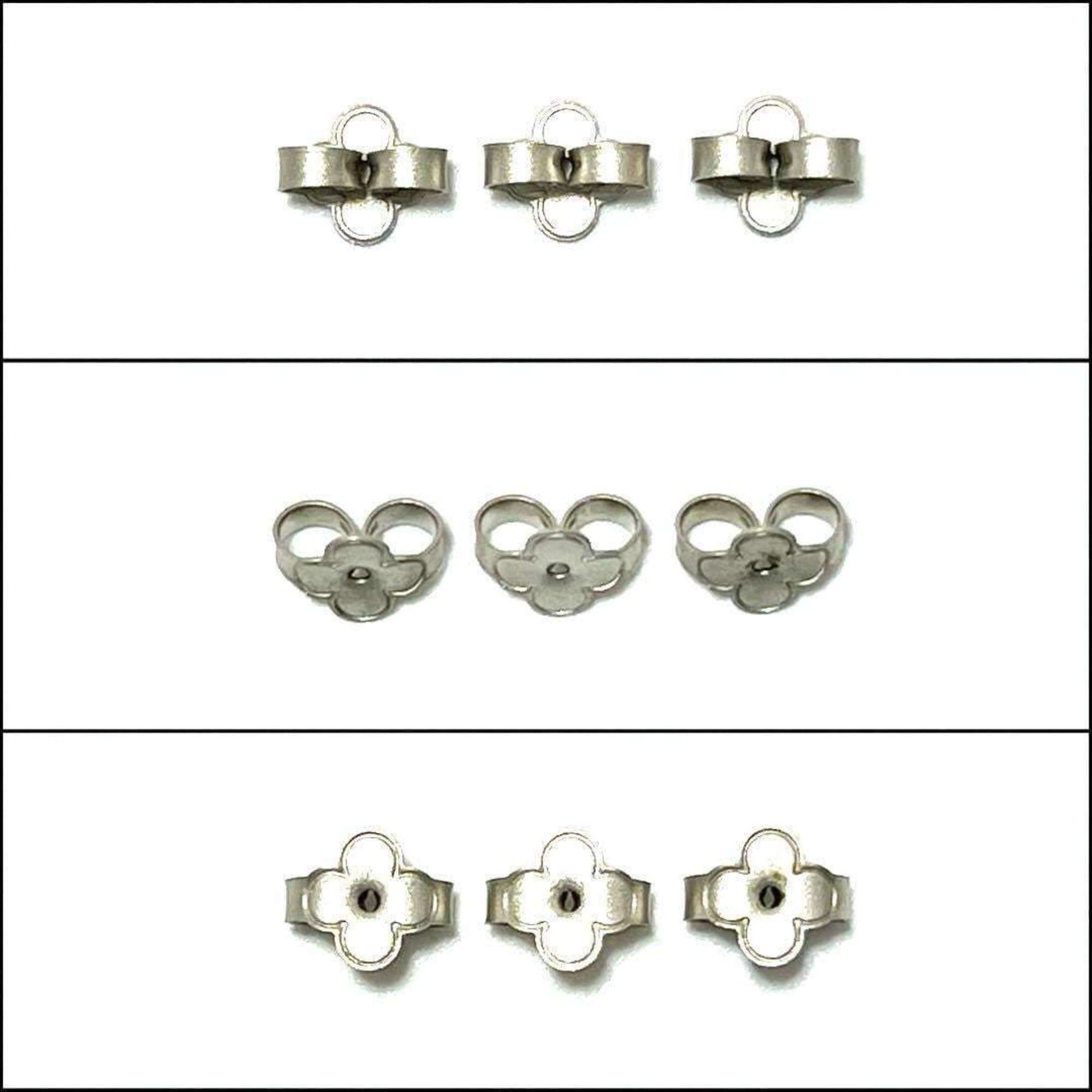 Louis Vuitton LOUIS VUITTON Men's Pearls Set Of 3 Earrings Monogram Pearl of