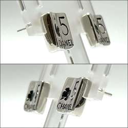 CHANEL Women's Earrings No.5 Silver