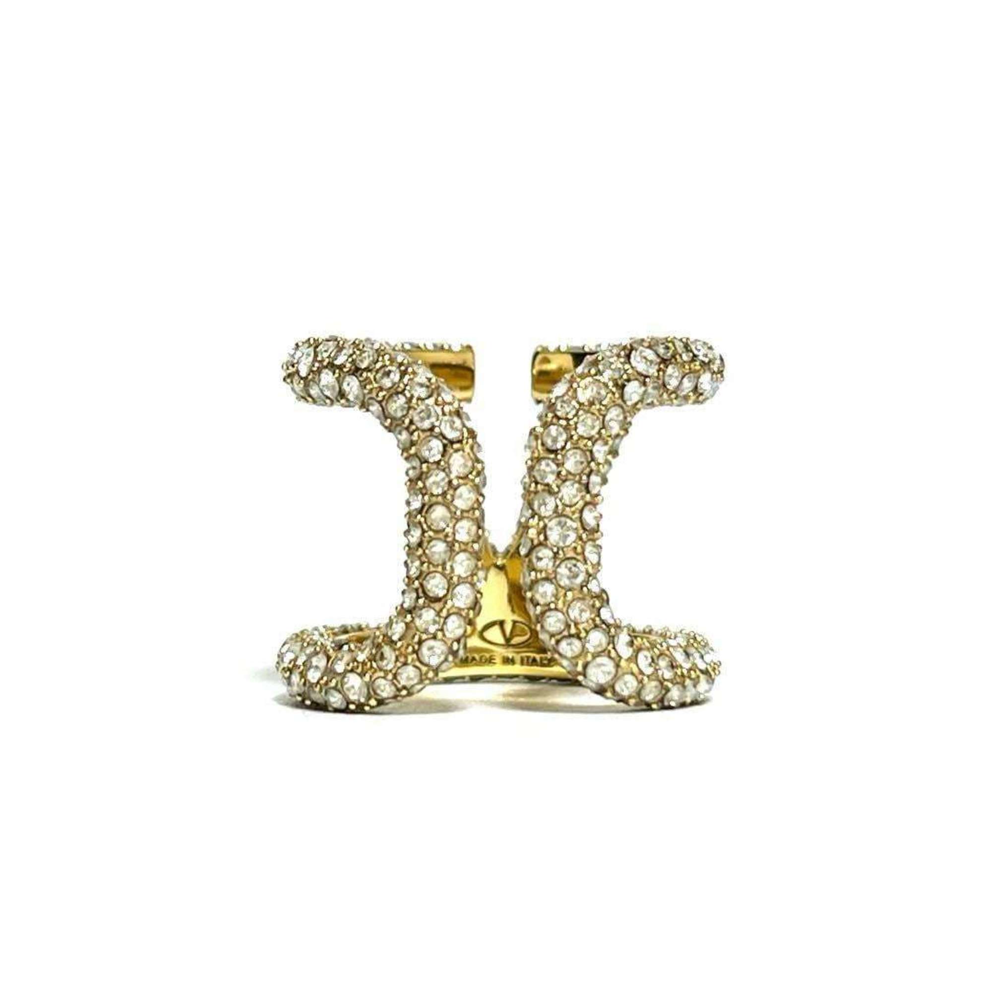 Valentino VALENTINO GARAVANI Women's V Logo Signature Ring