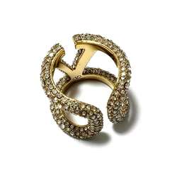 Valentino VALENTINO GARAVANI Women's V Logo Signature Ring