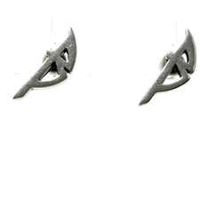 Balenciaga Men's and Women's Typo Metal Earrings