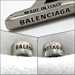 Balenciaga Men's and Women's Typo Metal Earrings