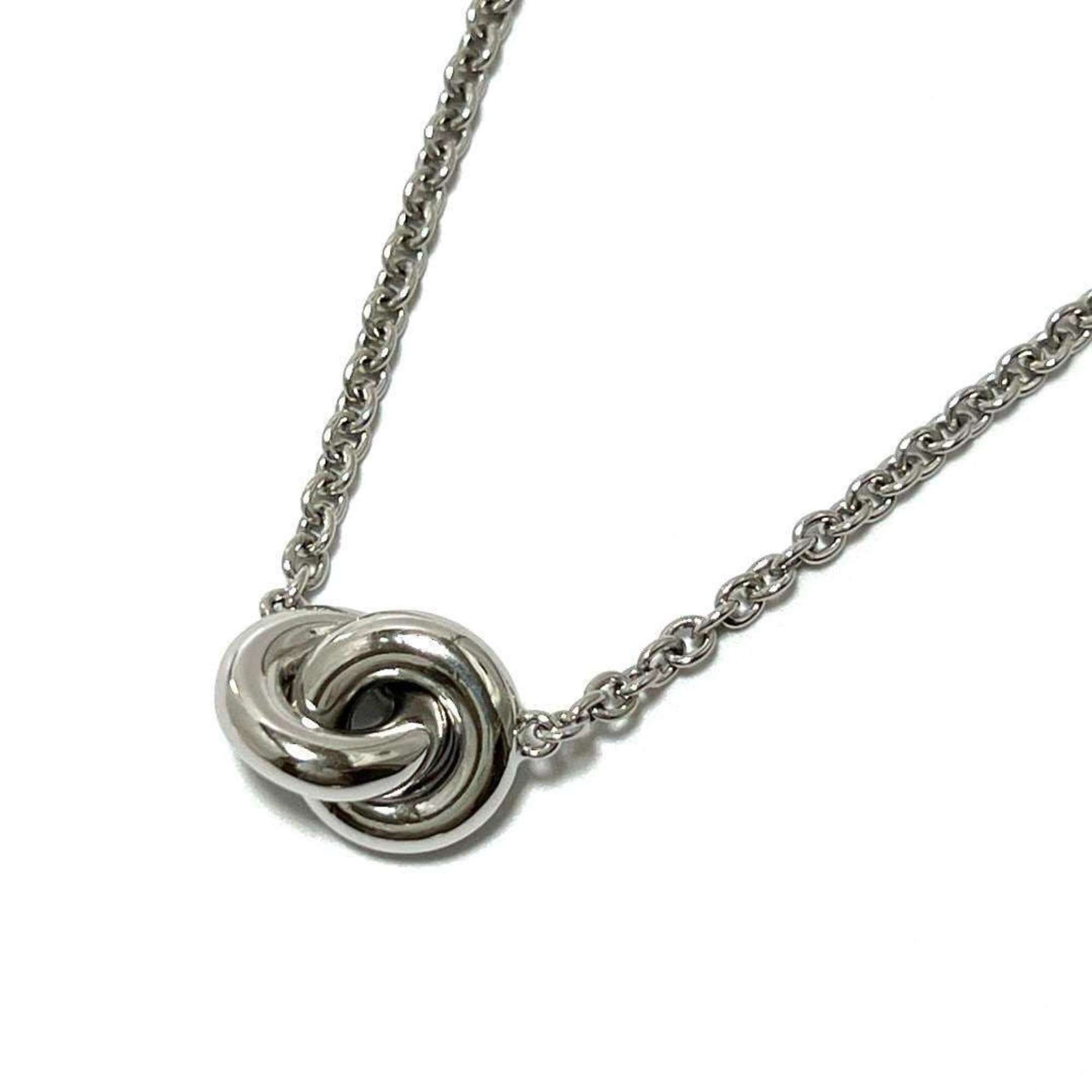 LOEWE Women's Donut Single Link Necklace Pendant Silver 925