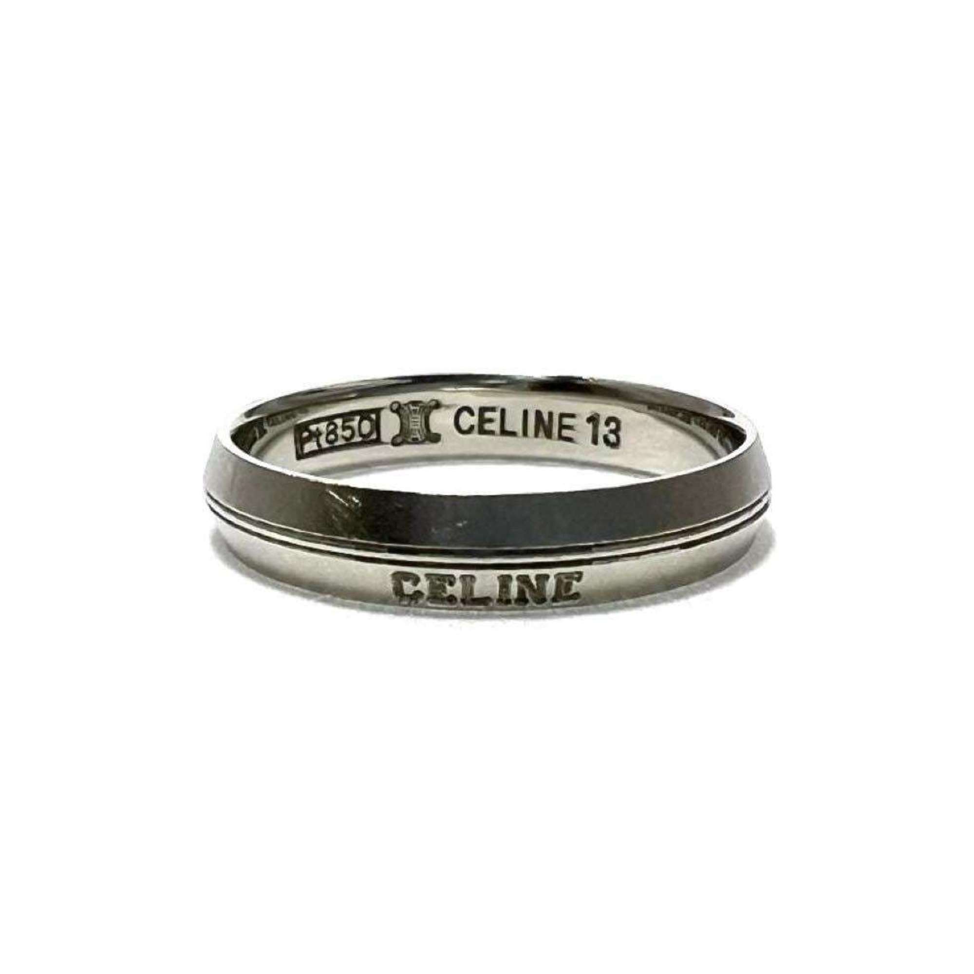 CELINE Men's and Women's Rings, Platinum