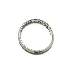 CELINE Men's and Women's Rings, Platinum