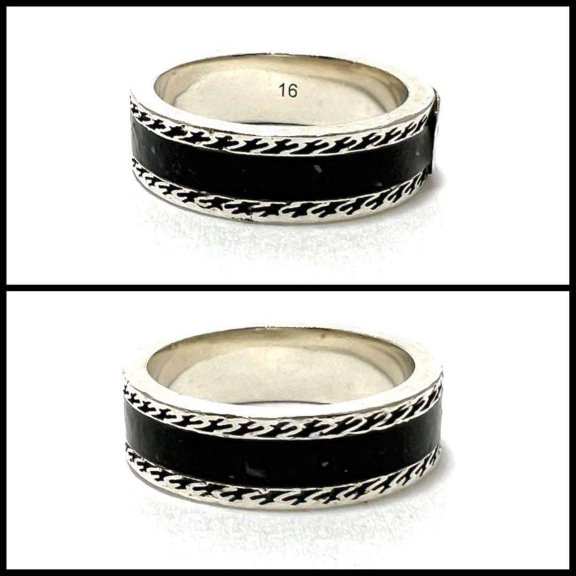 Gucci Men's and Women's Interlocking Rings, Silver