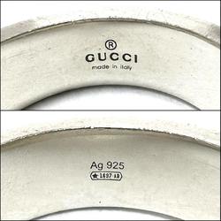 Gucci Men's and Women's Interlocking Rings, Silver