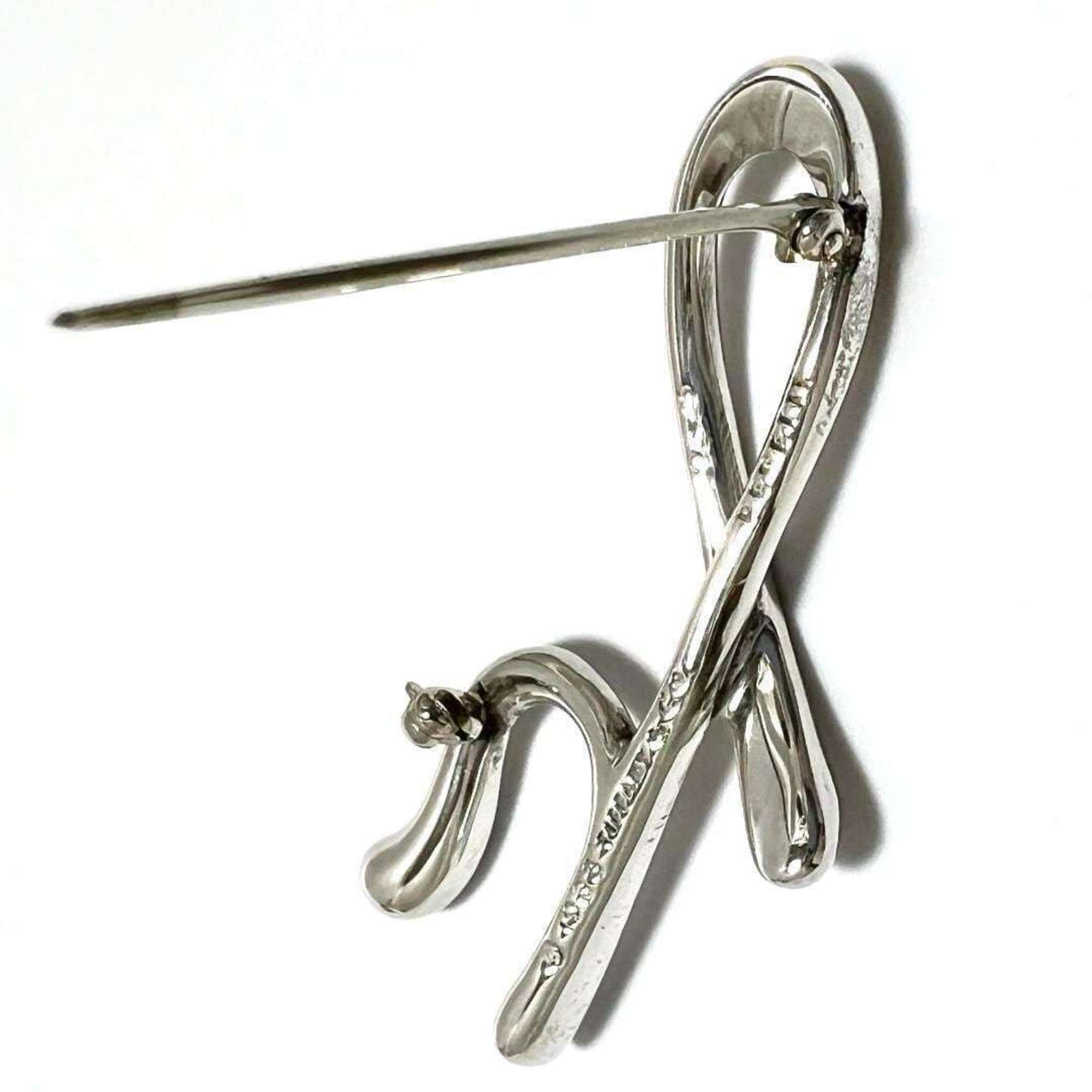 Tiffany Women's Brooch Pin Badge Alphabet Silver 925