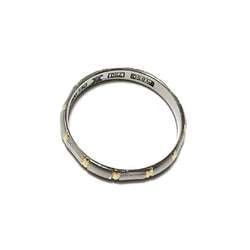 CELINE Men's Ring Platinum Yellow Gold K18 Combi Trim Off