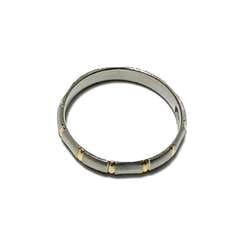 CELINE Men's Ring Platinum Yellow Gold K18 Combi Trim Off