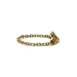 Tiffany T TWO Chain Ring for Women, 18K Yellow Gold