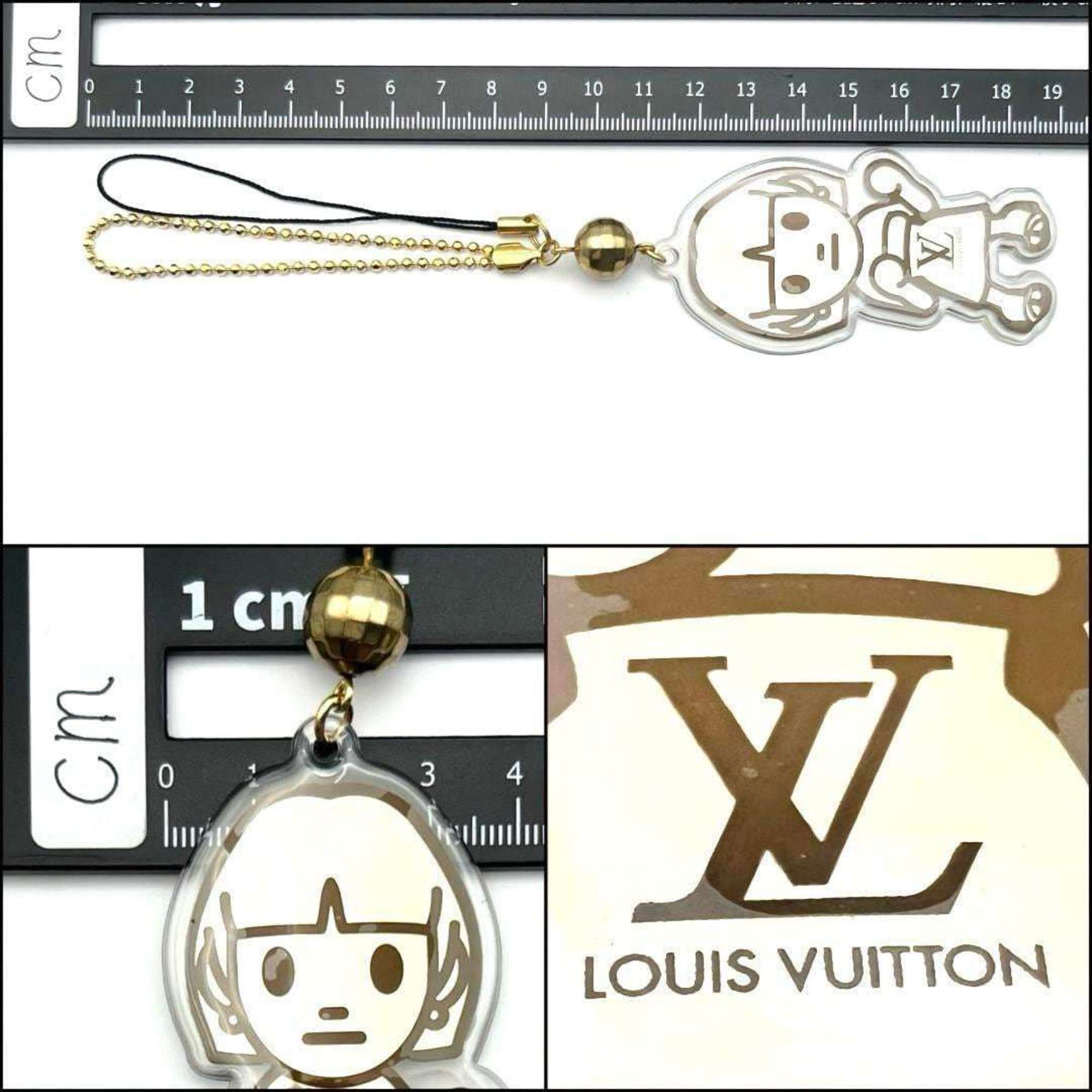 LOUIS VUITTON Men's Key Holder Strap Bag Charm Louis Vuitton Girl NIGO