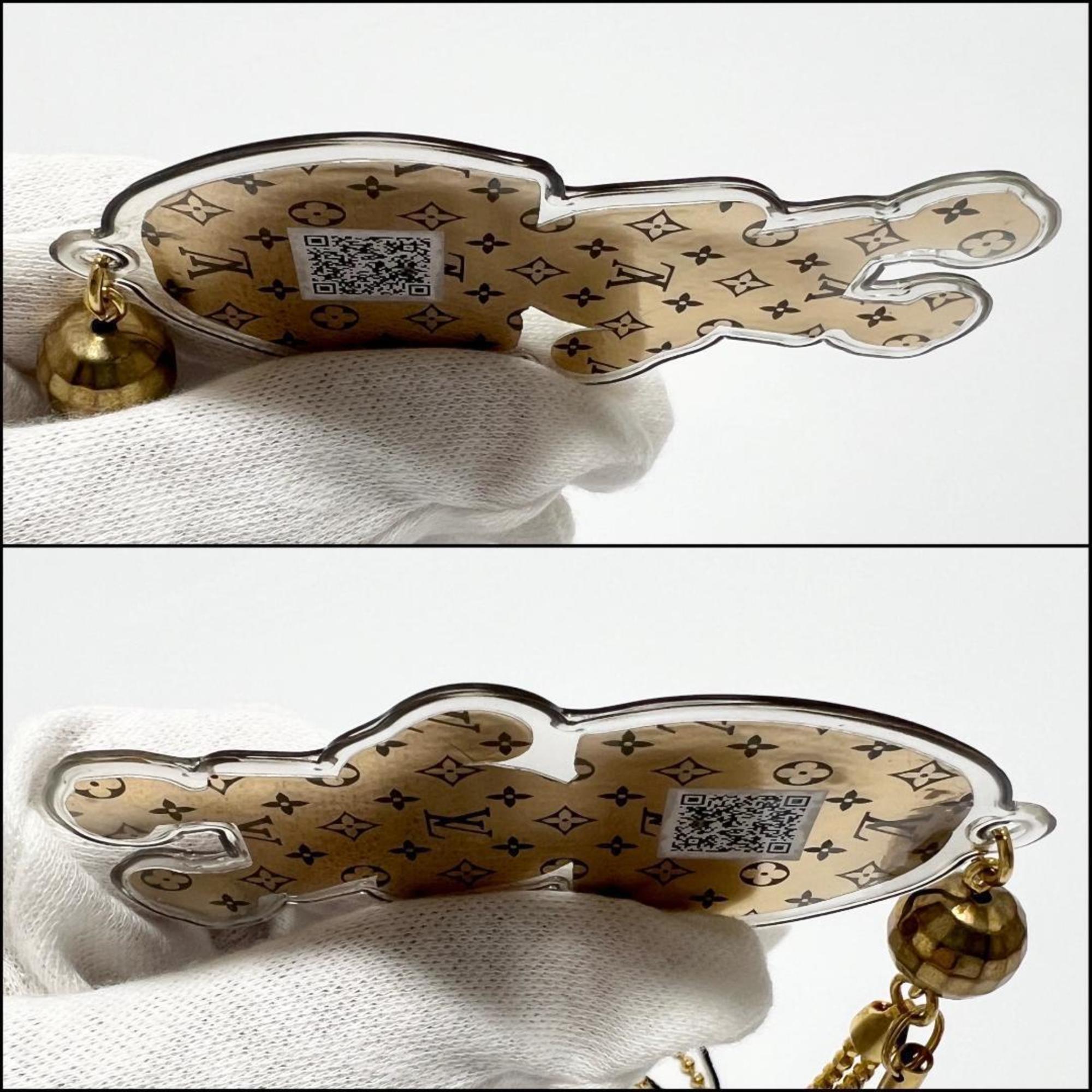 LOUIS VUITTON Men's Key Holder Strap Bag Charm Louis Vuitton Girl NIGO