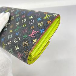 Louis Vuitton Long Wallet Monogram Multicolor Portefeuille Sarah M93748 Pistache Ladies