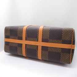 Louis Vuitton Keepall Bandouliere 50 Boston Bag Coated Canvas Damier Giant Men's Women's Brown N40360