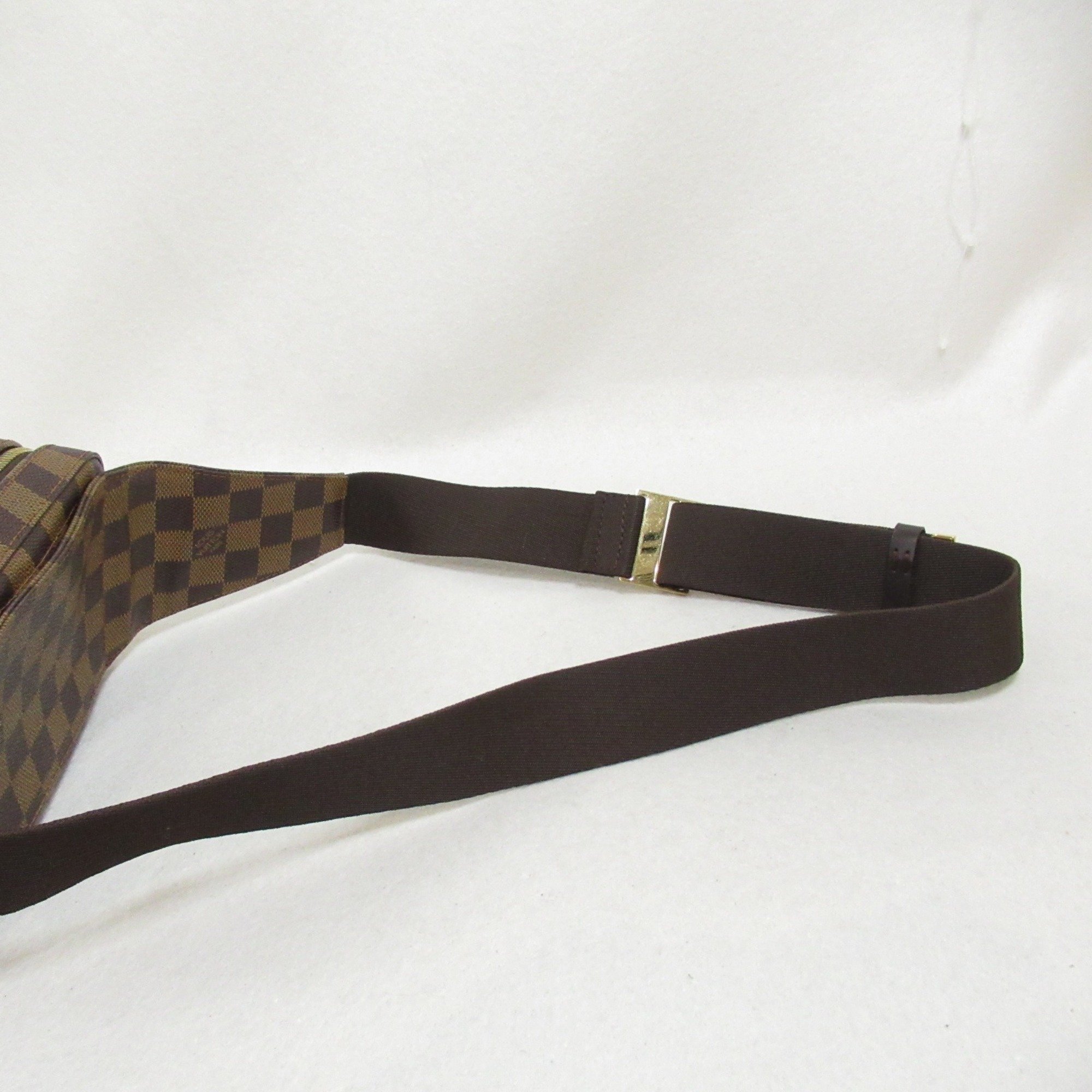 Louis Vuitton LOUIS VUITTON Geronimos Waist Bag Body Coated Canvas Damier Men's Brown N51994