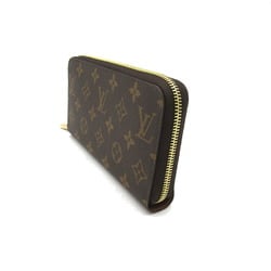 Louis Vuitton LOUIS VUITTON Zippy Wallet Round Long Coated Canvas Monogram Women's Brown M42616