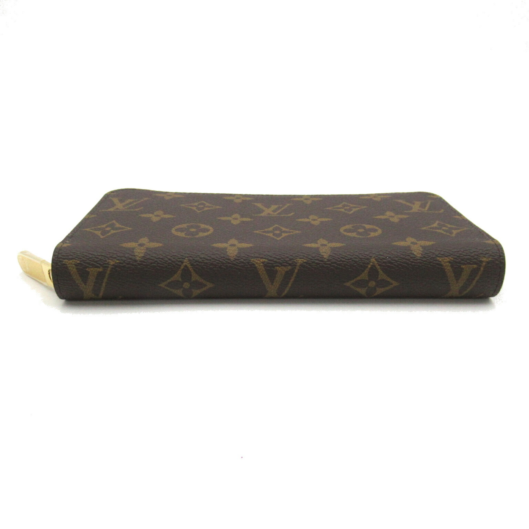 Louis Vuitton LOUIS VUITTON Zippy Wallet Round Long Coated Canvas Monogram Women's Brown M42616