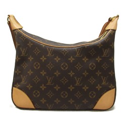 Louis Vuitton Boulogne 30 Shoulder Bag, Coated Canvas, Monogram, Women's, Brown, M51265