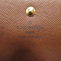 Louis Vuitton LOUIS VUITTON Porte Tresor Etui Papier Tri-fold Long Wallet Coated Canvas Monogram Women's Brown M61202