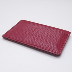 Louis Vuitton LOUIS VUITTON Porte Carte Sample Business Card Holder/Card Case Calfskin (Cowhide) Epi Women's Bordeaux M60327