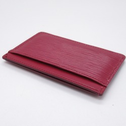 Louis Vuitton LOUIS VUITTON Porte Carte Sample Business Card Holder/Card Case Calfskin (Cowhide) Epi Women's Bordeaux M60327