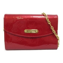 Louis Vuitton LOUIS VUITTON Belair Shoulder Bag Leather Patent Vernis Women's Red M93614