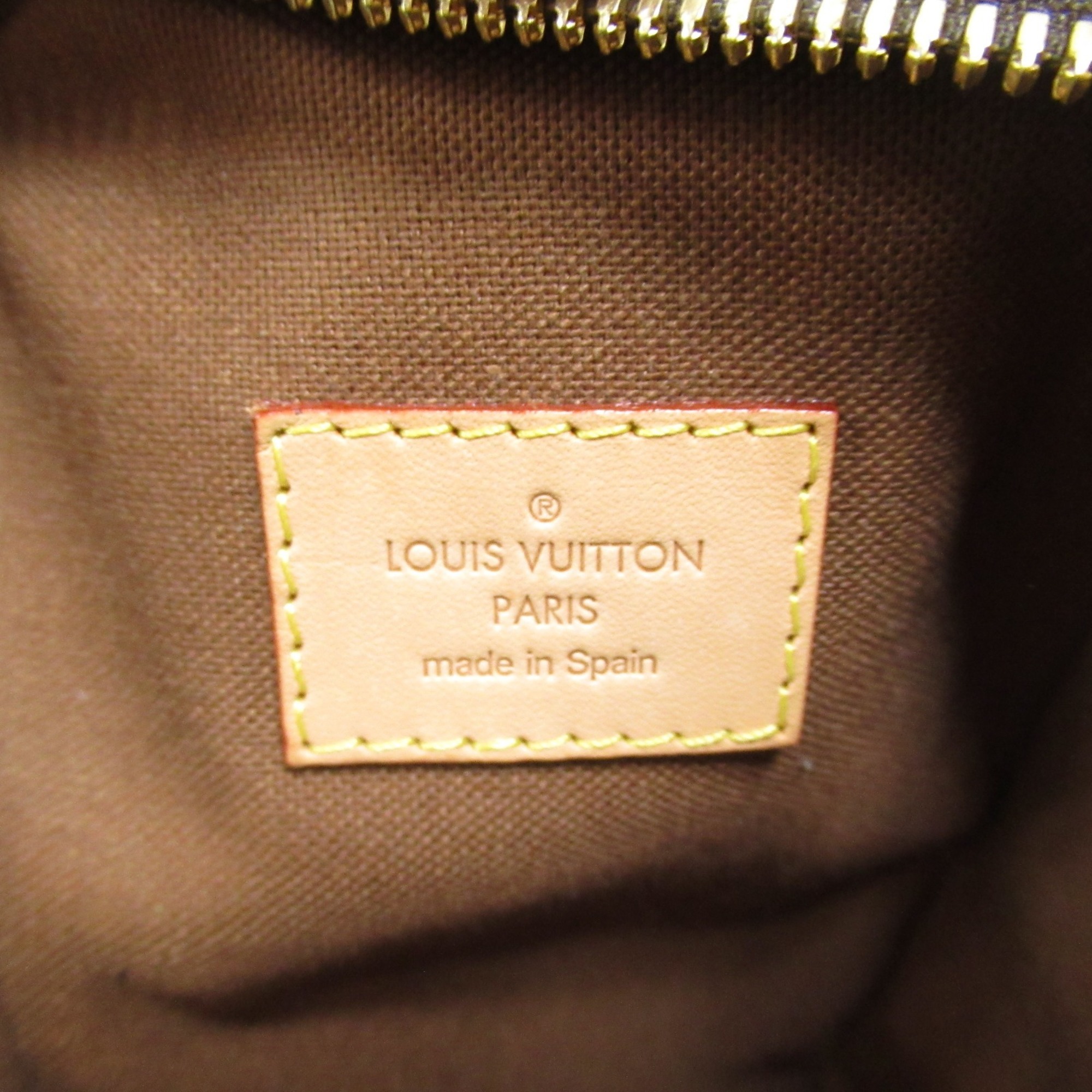 Louis Vuitton LOUIS VUITTON Pochette Ganju Waist Bag Body Coated Canvas Monogram Women's Brown M51870