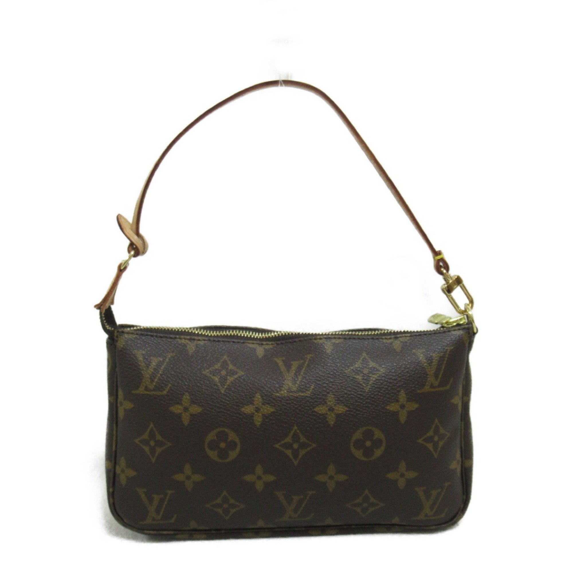 Louis Vuitton LOUIS VUITTON Pochette Accessoires Pouch Bag Coated Canvas Monogram Women's Brown M51980