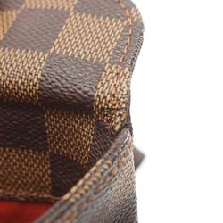 Louis Vuitton Broadway Damier Ebene Shoulder Bag Coated Canvas Leather Men's Women's Brown N42270