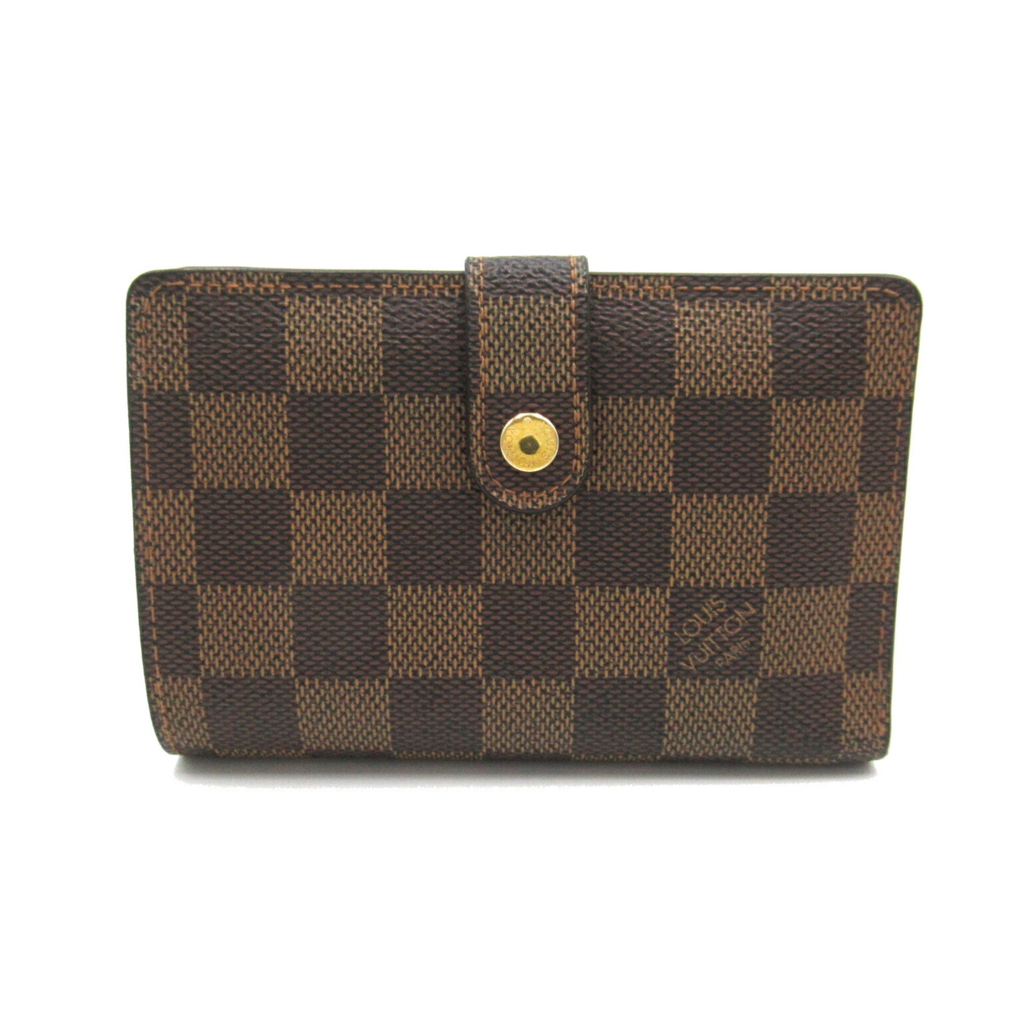 Louis Vuitton LOUIS VUITTON Portefeuille Viennois Bi-fold Wallet Coated Canvas Damier Men's Women's Brown N61674