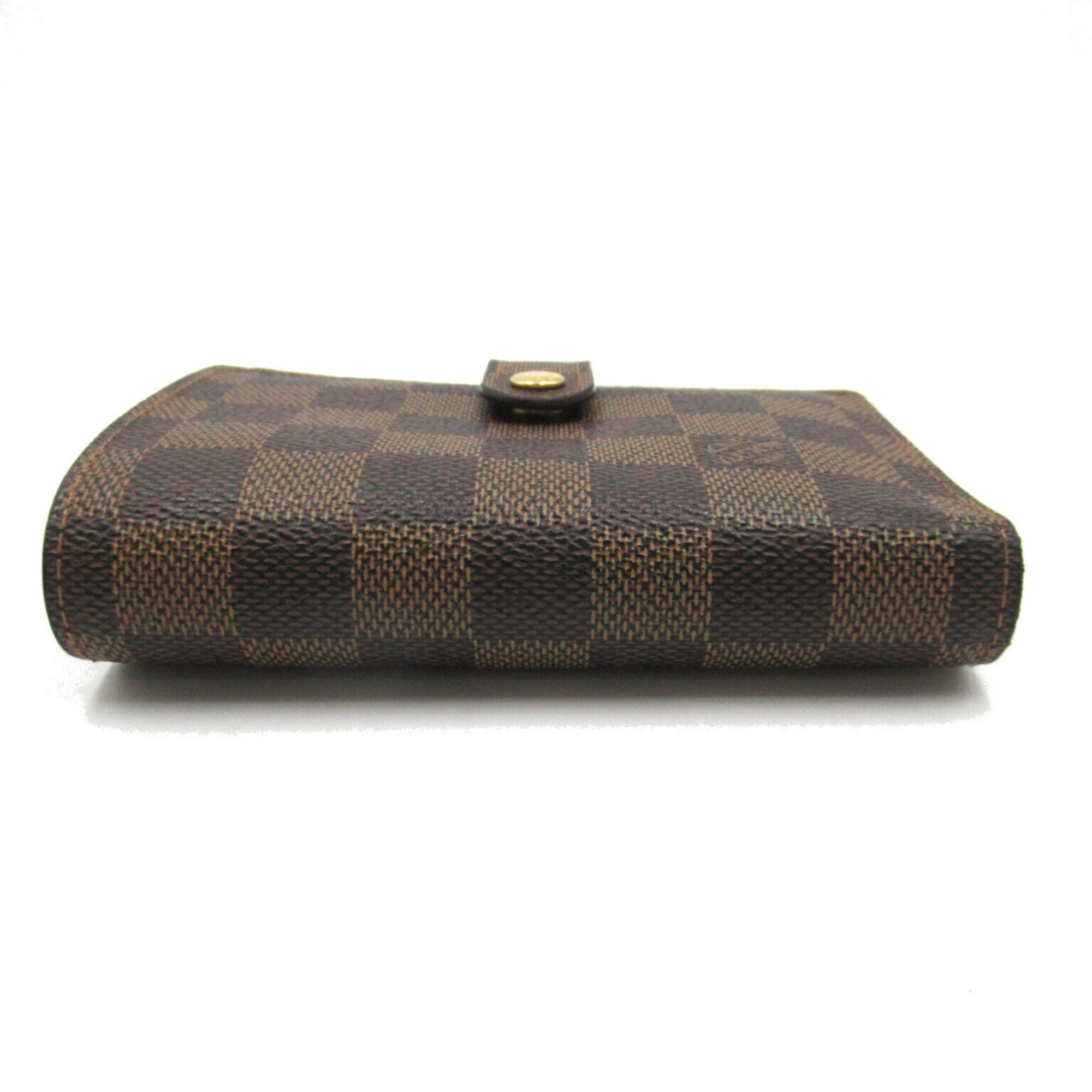 Louis Vuitton LOUIS VUITTON Portefeuille Viennois Bi-fold Wallet Coated Canvas Damier Men's Women's Brown N61674