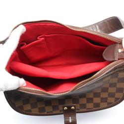 Louis Vuitton Highbury Damier Ebene Shoulder Bag, Coated Canvas, Leather, Women's, Brown, N51200