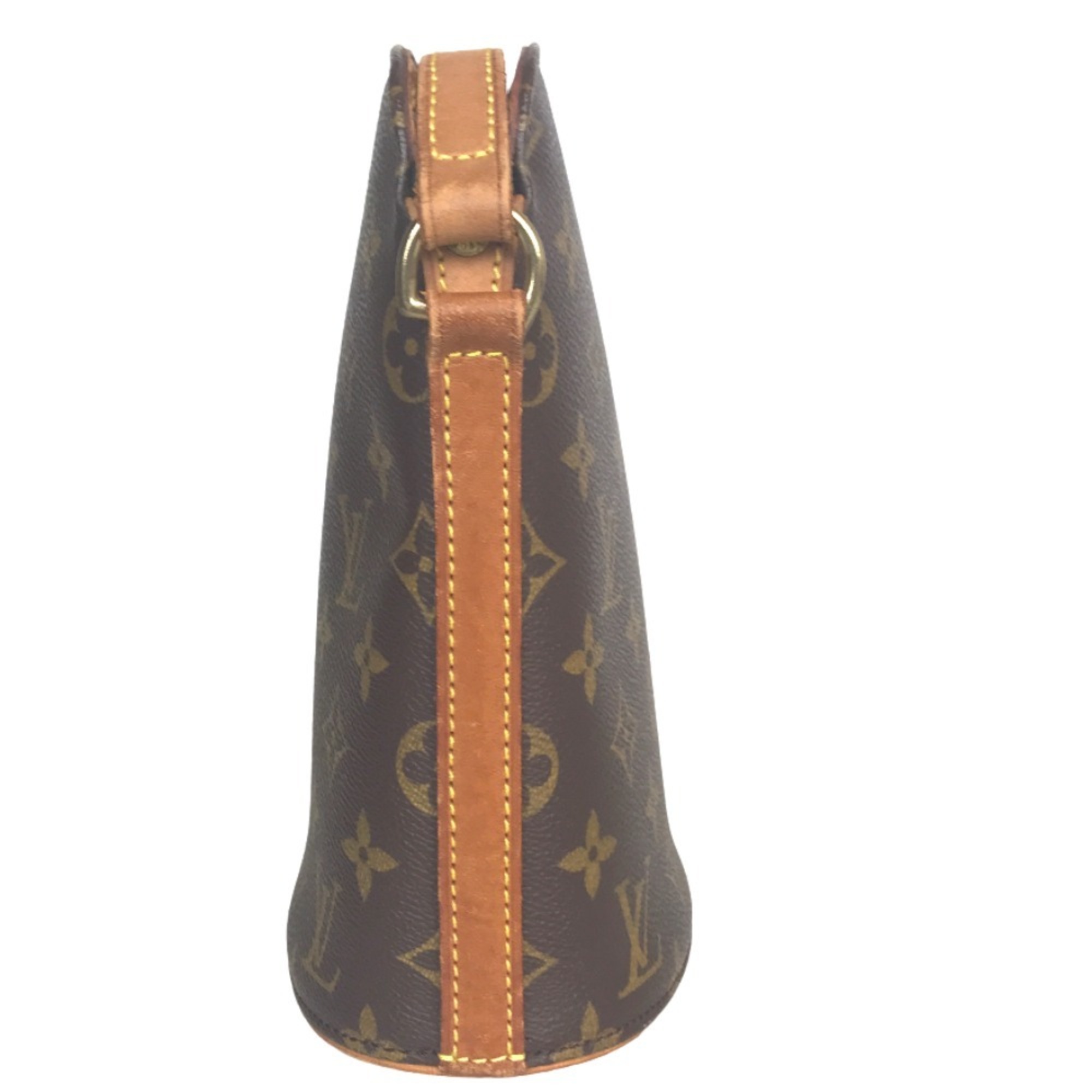 LOUIS VUITTON Louis Vuitton Drouot Sling Bag Shoulder Women's Monogram Canvas Brown M51290